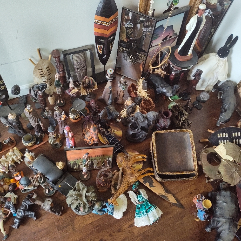 Art work figurines statues paintings and spiritual items